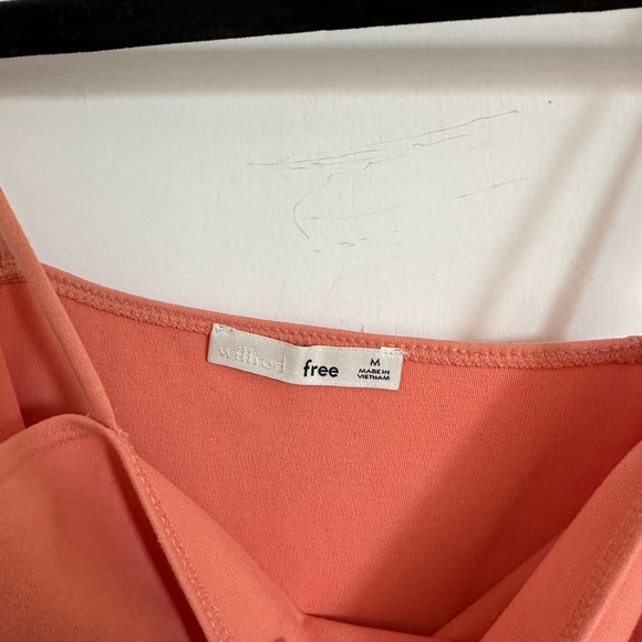 Aritzia Wilfred Free Divinity Bodysuit in Coral - Picture 3 of 3
